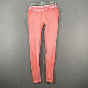 Gymshark Leggings Womens Small Coral Pink Dry Athletic Yoga Workout